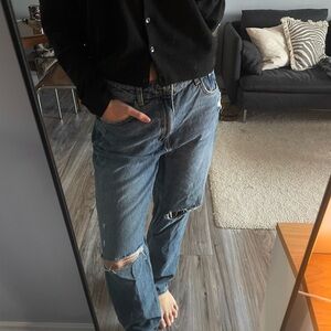 ZARA Straight Loose Jeans